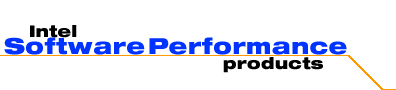 Intel Software Performance Products Banner