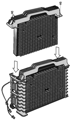 Install into a Dual Retention Mechanism