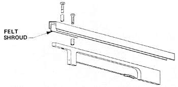 Rhodes First Stage Tone Bar Assembly