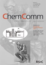 front cover image for Chemical Communications, Issue 24, 2004