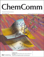 inside front cover image for Chemical Communications, Issue 47, 2005