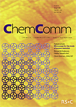 front cover image for Chemical Communications, Issue 8, 2004