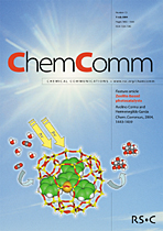 front cover image for Chemical Communications, Issue 13, 2004