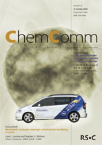 front cover image for Chemical Communications, Issue 20, 2004