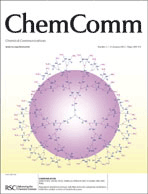 inside front cover image for Chemical Communications, Issue 3, 2005