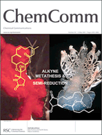 inside front cover image for Chemical Communications, Issue 18, 2005