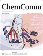 inside front cover image for Chemical Communications, Issue 34, 2005