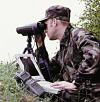 Leica VECTOR binoculars in use